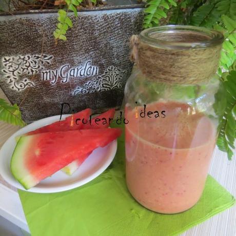 smoothie de sandia y ciruela