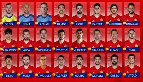Primeros convocados de Lopetegui a la Seleccion Española Primeros convocados de Lopetegui a la Seleccion Española