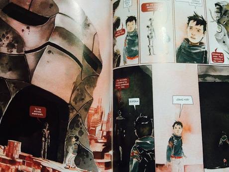 Reseña: Estrellas de hojalata (Descender #1) de Jeff Lemire y Dustin Nguyen Reseña: Estrellas de hojalata (Descender #1) de Jeff Lemire y Dustin Nguyen