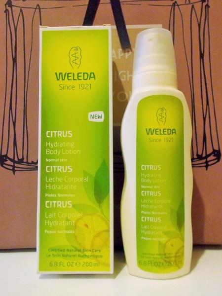 loción citrus weleda