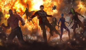 Posible explicación de la escena de Nathan Fillion en Guardianes de la Galaxia Vol. 2 Diseño Conceptual Guardianes de la Galaxia Vol. 2