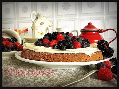 Tarta de frutos rojos 