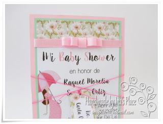 Invitaciones Baby Shower - Flower Power - It's A Girl