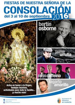 Fiestas de Pozuelo 2016: Lagarto Amarillo, Miss Caffeina, Jaime Urrutia, Bertín Osborne...