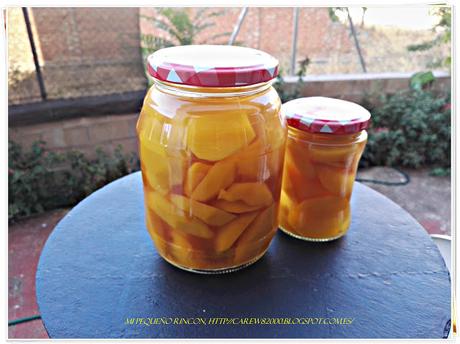 Meloton en almíbar Meloton en almíbar