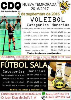 Comienzan los entrenamientos del CDQ CDQ