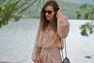 Pink in the lake Pink in the lake