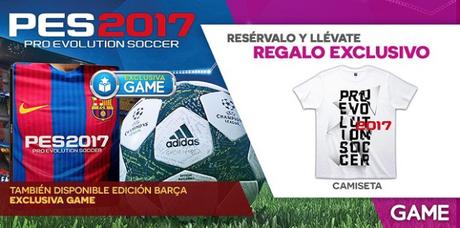 Estos son los incentivos que nos ofrece GAME por hacernos con Pro Evolution Soccer 2017 Pro Evolution Soccer 2017 game