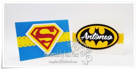 Invitaciones Cumpleaños - Superhero Birthday Card - Superman Vs. Batman