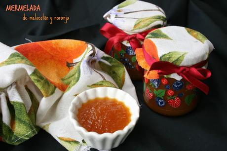 Mermelada de melocotón y naranja  