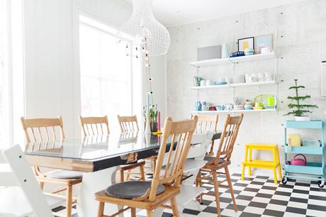 Amarillos, fucsias y azules en una casa nórdica a lo que no le falta inspiración! Amarillos, fucsias y azules en una casa nórdica a lo que no le falta inspiración!