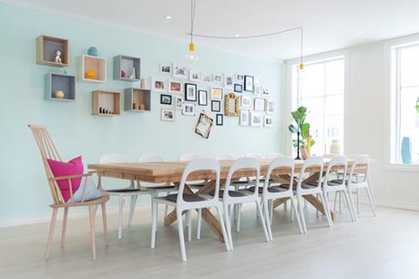 Amarillos, fucsias y azules en una casa nórdica a lo que no le falta inspiración! Amarillos, fucsias y azules en una casa nórdica a lo que no le falta inspiración!