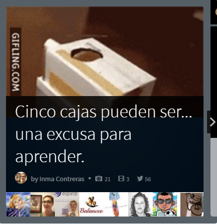 5 Cajas pueden ser... una excusa para aprender #CicnoCajasPuedenSer 5 Cajas pueden ser... una excusa para aprender #CicnoCajasPuedenSer