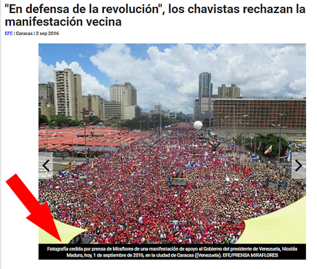 Imagenes falsas de la marcha de Maduro el #1S Imagenes falsas de la marcha de Maduro el #1S