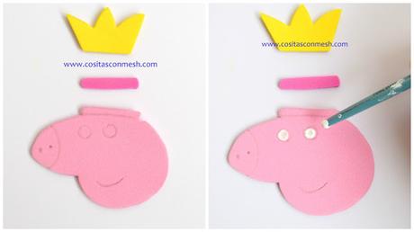 Fiesta de peppa pig - bocadillos con bombones fáciles de hacer