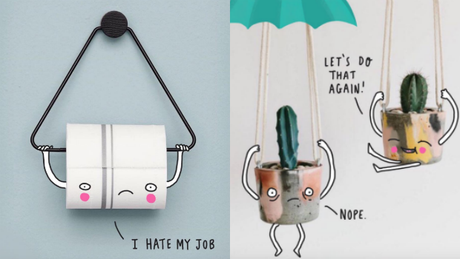 Esta ilustradora hace que objetos cotidianos cobren vida en Instagram