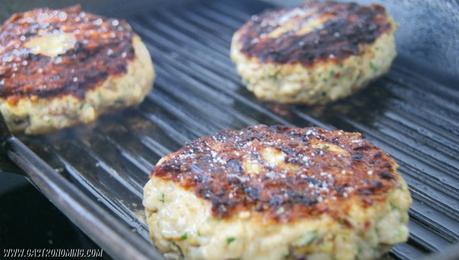 Hamburguesas de pavo y queso feta