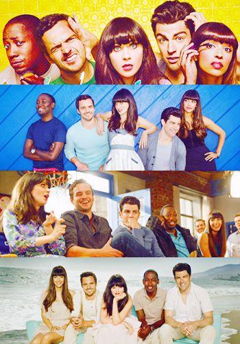 Wrap Up: Agosto 2016 New Girl Casts: Zooey, Max, Jake, Lamorne & Hannah: