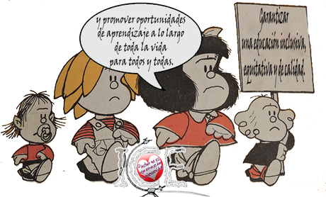 Educación para transformar vidas. Metas, estrategias e indicadores. Mafalda