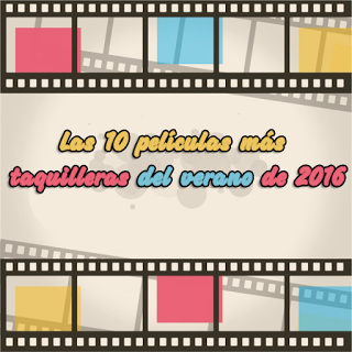 Las 10 películas más taquilleras del verano de 2016.