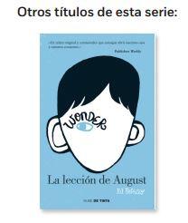 NOVEDAD August y yo de R. J. Palacio NOVEDAD August y yo de R. J. Palacio