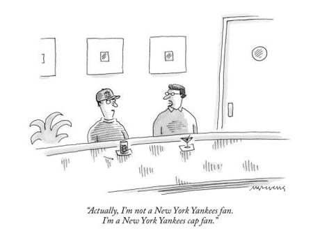 Soy fan de la gorra de los New York Yankees