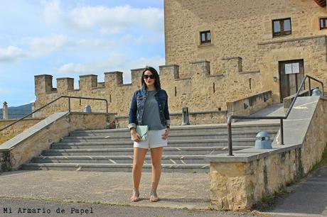 Cómo Combinar unos Shorts Blancos - Propuesta 2 Cómo Combinar unos Shorts Blancos - Propuesta 2