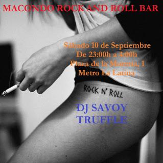 Pinchada gloriosa y sideral de Dj Savoy Truffle en Macondo. Pinchada gloriosa y sideral de Dj Savoy Truffle en Macondo.