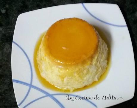 Flan de leche condensada, en olla rápida