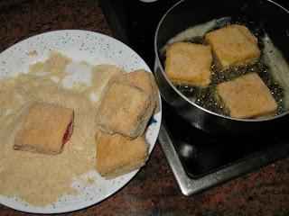 SÁNDWICHES FRITOS CON PIMIENTOS