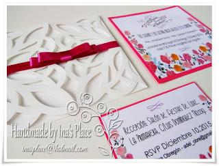Invitaciones Bodas - Fucsia & Blanco - Wedding Invitations - Fuchsia & White. Invitaciones Bodas - Fucsia & Blanco - Wedding Invitations - Fuchsia & White.