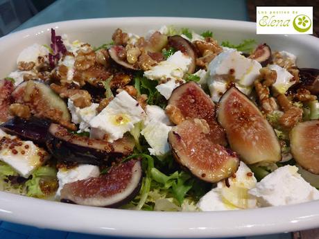 Ensalada de higos y queso de cabra Ensalada de higos y queso de cabra