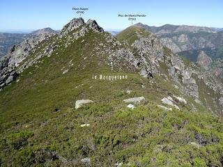 Ruayer-Xexa-Picón de Maea Alta-Pico de Maea Pandos-Foces del Pino