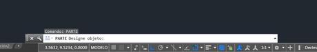 Partir línea u objeto en Autocad