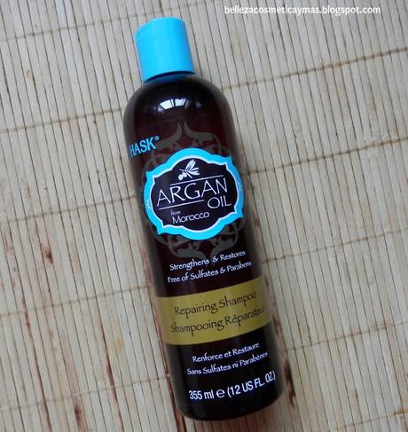 Opinión Hask Argan Oil of Morocco Champú Reparador Primark