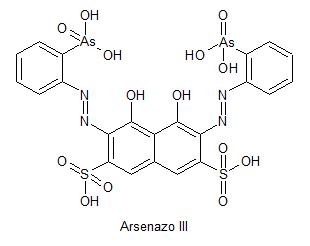 Productos PIC (Prior Informed Consent) arsenazo-iii