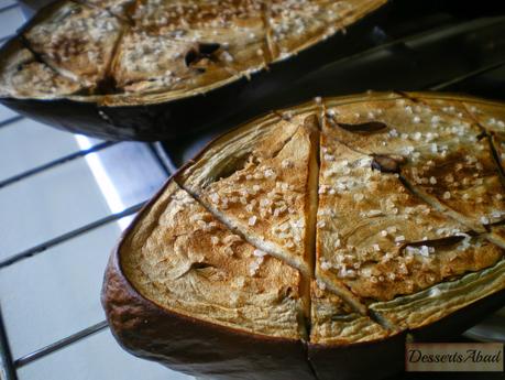 Berenjena asada Berenjena asada