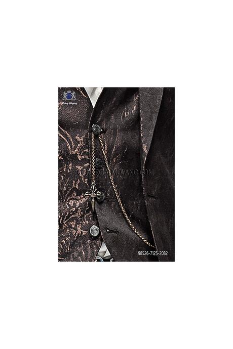 Traje de novio de corte entallado (slim fit); Barroco 2016 http://www.comercialmoyano.com/es/570-cadena-dorada-con-espada-gotica-ottavio-nuccio-gala-98526-7125-2082-ottavio-nuccio-gala.html
