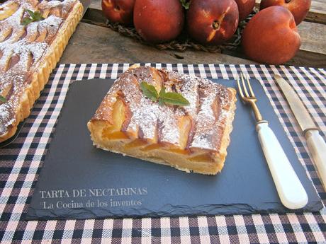 Tarta de Nectarinas y Almendra