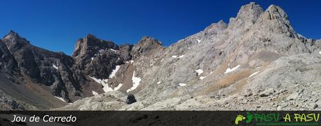 Panorámica del Jou de Cerredo y Torrecerredo