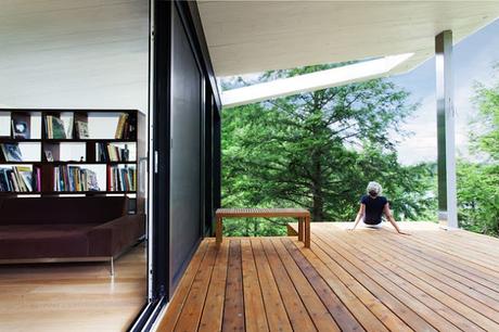 Casa Moderna en el Bosque de Quebec