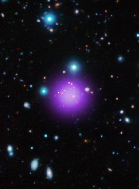 El cúmulo galáctico más distante descubierto El cúmulo galáctico más distante descubierto