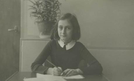 Ana Frank en la escuela Montessori de Amsterdam en 1941