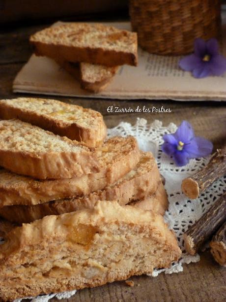 Biscottis de Regaliz y Naranja Confitada