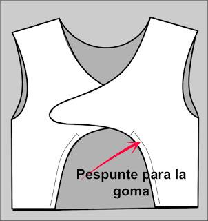 Blusa de espalda abierta, tutorial