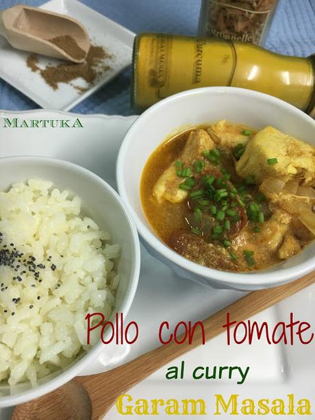 Pollo Con Tomate Y Curry Garam Masala