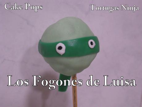 CAKE POPS Y GALLETAS TORTUGAS NINJAS PARA DAVID