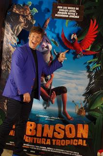 Photocall de Robinson, una aventura tropical