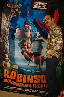 Photocall de Robinson, una aventura tropical