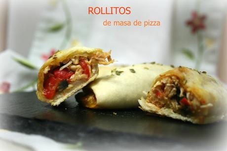 Rollitos de masa de pizza 